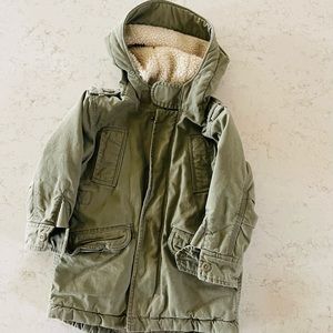 GAP Canvas Sherpa Jacket